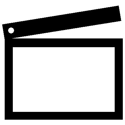 Clapperboard Iron on Transfer