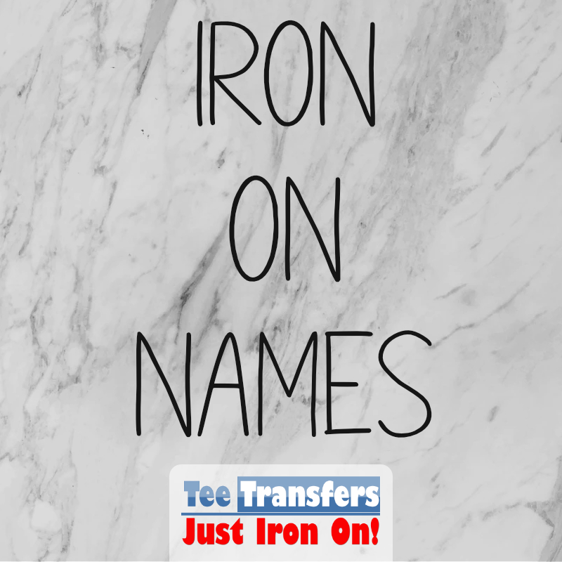 Iron on Names