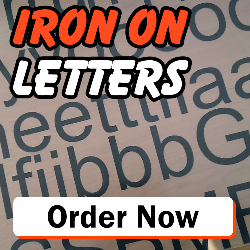 Iron on Letters