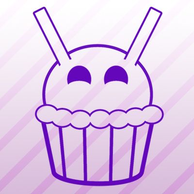 Picture of Alien Face Cupcake Iron on Transfer