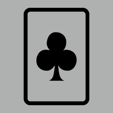 Clubs Playing Card Iron on Transfer