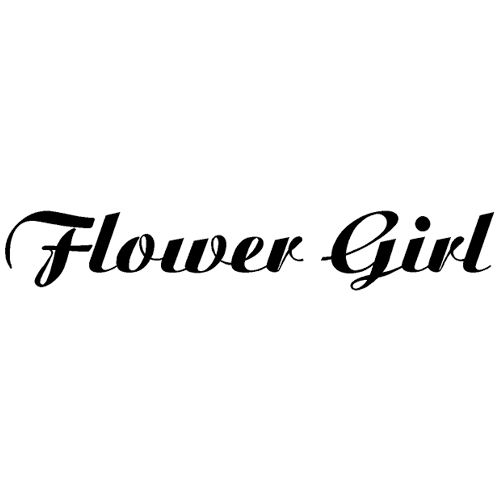 Iron on Flower Girl Transfer