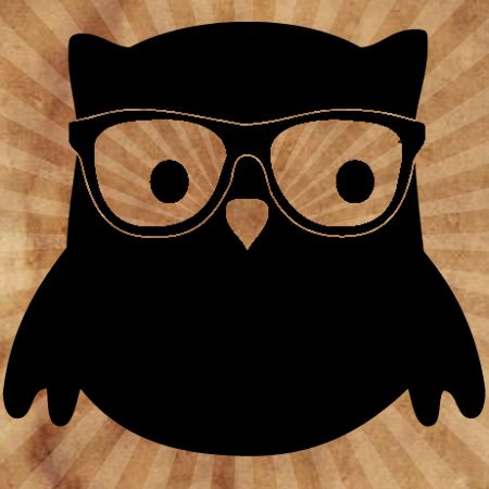 Geek Owl Iron on Transfer