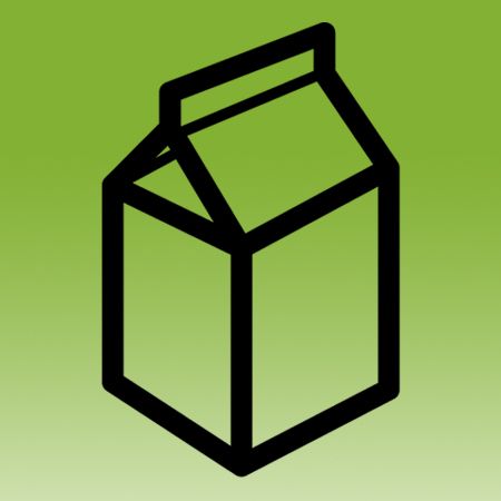 Milk Carton Iron on Transfer