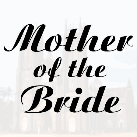 Iron on Mother of the Bride Transfer