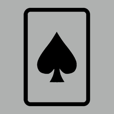 Spades Playing Card Iron on Transfer