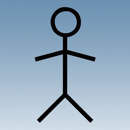 Picture of Stickman Iron on Transfer