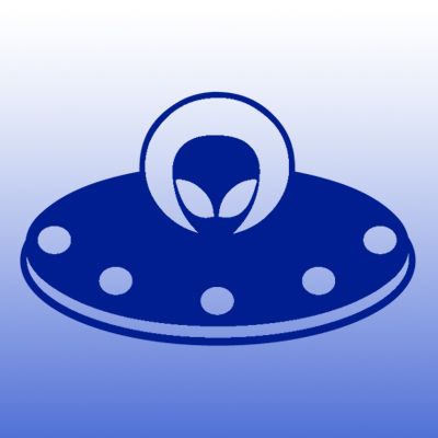 UFO Alien Spacecraft Iron on Transfer